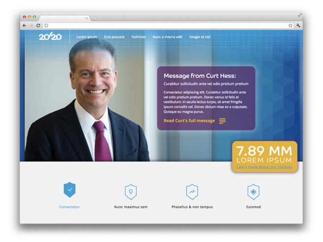2020 intranet microsite section 1