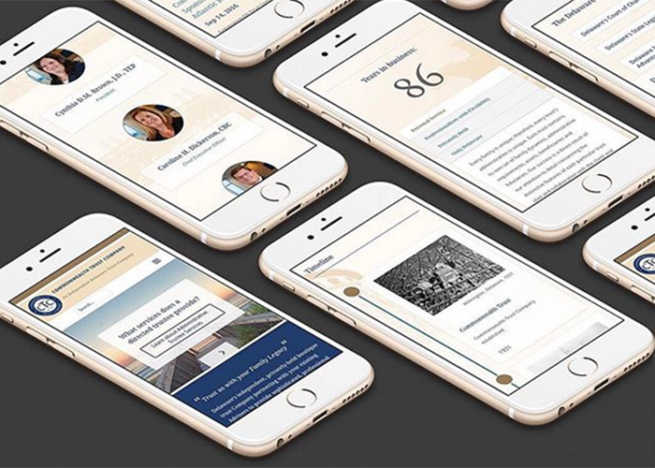 Commonwealth Trust responsive mobile website
