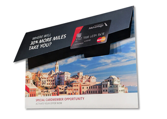 American Airlines Aviator dimensional mailer