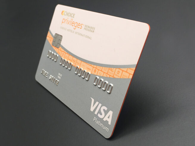 Choice Privileges credit card side